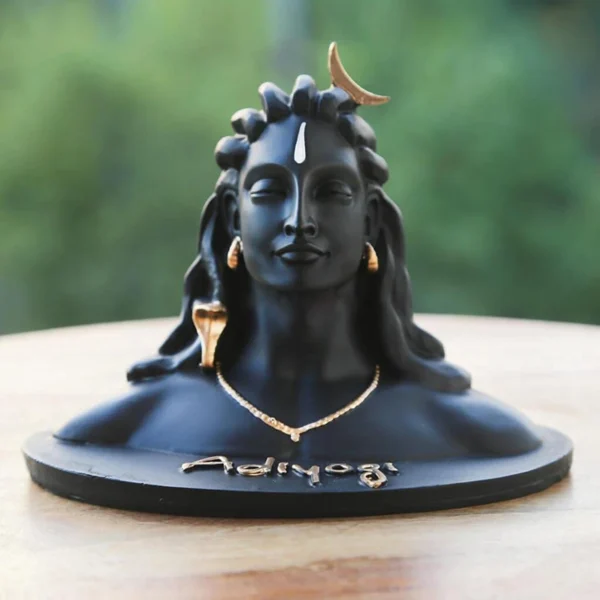 DvR ClicK Decorative Showpiece  -  11 cm (Polyresin, Black)