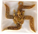 DvR ClicK Decorative Showpiece  -  6 cm (Metal, Gold)