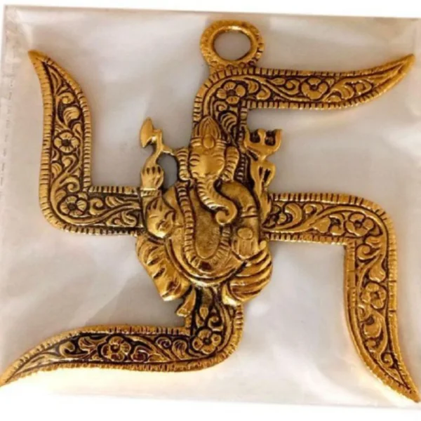 DvR ClicK Decorative Showpiece  -  6 cm (Metal, Gold)