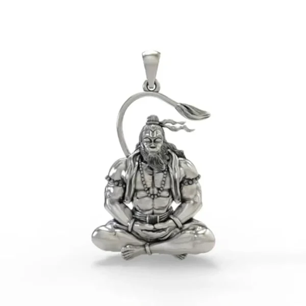 DvR ClicK Hanuman Gada Meditation Hanuman Pendant ( Pack of 1 )