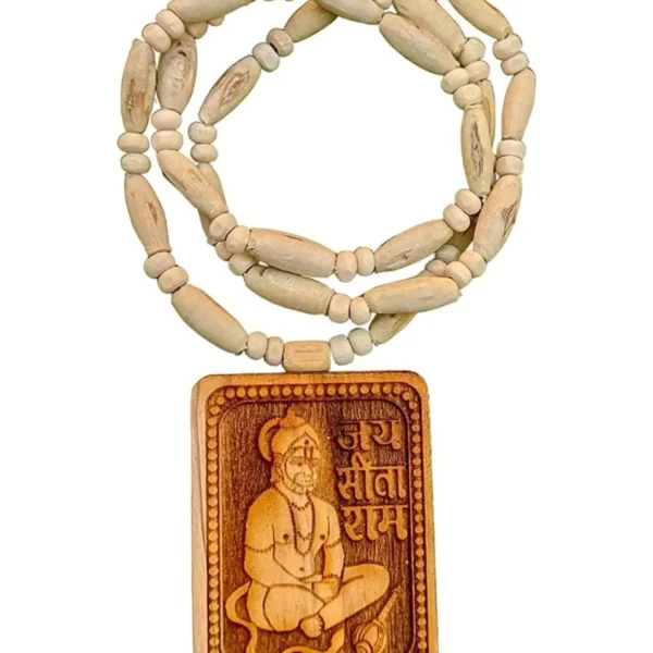 DvR ClicK Pooja Mala Tulsi Mala With Hnuman ( Pack of 1 )