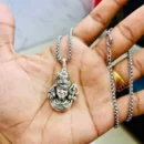 DvR ClicK Shiv Damru Locket Mala With Chain ( Pack of 1 )