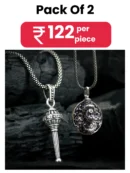 DvR ClicK Pooja Mala HANUMAN PENDANT ( Pack of 2 )