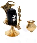 DvR ClicK Decorative Showpiece  -  4 cm (Brass, Brown)